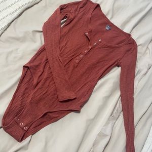 Aerie Long Sleeve Bodysuit